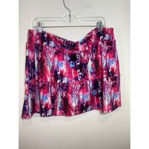 Reel Legends Skort Athletic Tiered‎ Keep-It-Cool Activewear Skirt XL